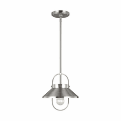 Sea Gull Dormer 1-LT Pendant - Brushed Nickel - 6001101-962