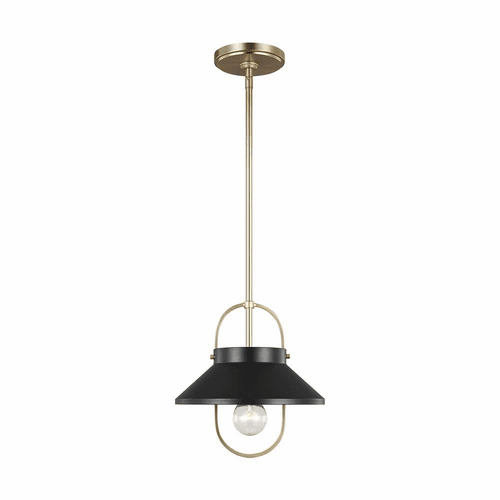 Sea Gull Dormer 1-LT Pendant - Midnight Black - 6001101-112