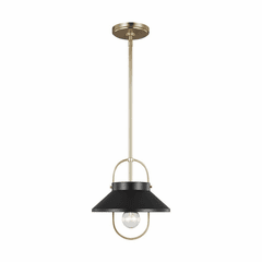 Sea Gull Dormer 1-LT Pendant - Midnight Black - 6001101-112