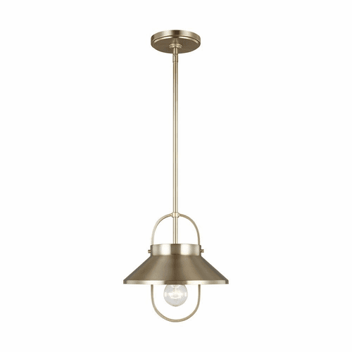 Sea Gull Dormer 1-LT Pendant - Satin Brass - 6001101-848