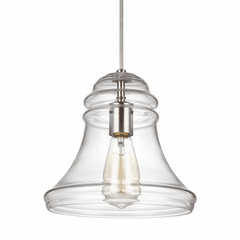 Sea Gull Doyle 1-LT Mini-Pendant - Satin Nickel - P1440SN Sea Gull Doyle 1-LT Mini-Pendant - Satin Nickel - P1440SN