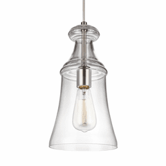 Sea Gull Doyle 1-LT Mini-Pendant - Satin Nickel - P1441SN