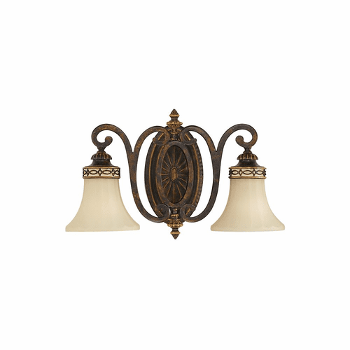 Sea Gull Drawing Room 2-LT Vanity Fixture - Walnut - VS11202-WAL