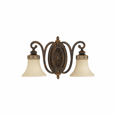 Sea Gull Drawing Room 2-LT Vanity Fixture - Walnut - VS11202-WAL
