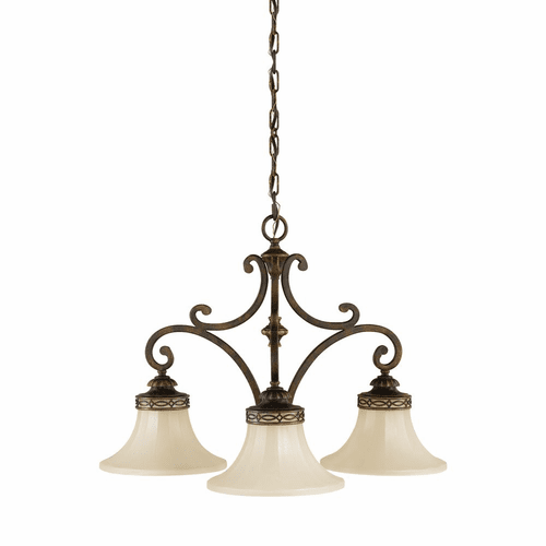 Sea Gull Drawing Room 3-LT Kitchen Chandelier - Walnut - F2219/3WAL