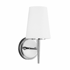 Sea Gull Driscoll 1-LT Bath/Wall Sconce - Chrome - 4140401-05