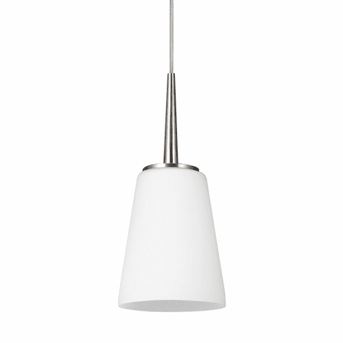 Sea Gull Driscoll 1-LT Mini-Pendant - Brushed Nickel - 6140401-962