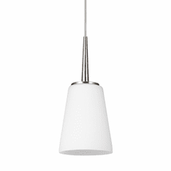 Sea Gull Driscoll 1-LT Mini-Pendant - Brushed Nickel - 6140401-962