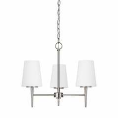 Sea Gull Driscoll 3-LT Chandelier - Brushed Nickel - 3140403-962