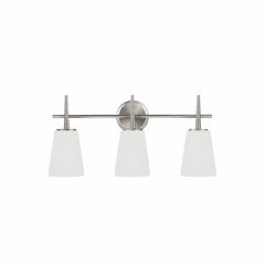 Sea Gull Driscoll 3-LT Wall/Bath Light - Brushed Nickel - 4440403-962