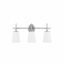 Sea Gull Driscoll 3-LT Wall/Bath Light - Chrome - 4440403EN3-05