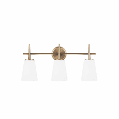 Sea Gull Driscoll 3-LT Wall/Bath Light - Satin Bronze - 4440403-848