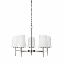 Sea Gull Driscoll 5-LT Chandelier - Brushed Nickel - 3140405-962 Sea Gull Driscoll 5-LT Chandelier - Brushed Nickel - 3140405-962