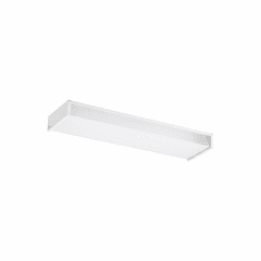Sea Gull Drop Lens Fluorescent 2-LT Ceiling Flush Mount - White - 59136LE-15
