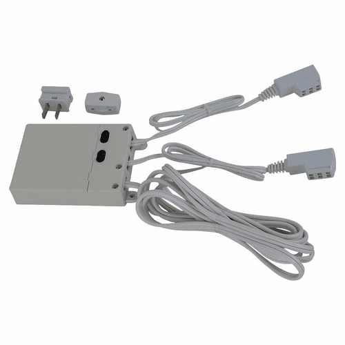 Sea Gull Dual Output Plug-in Electronic Transformer - White - 98175-15