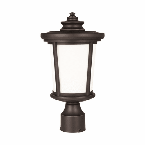 Sea Gull Eddington 1-LT Outdoor Post Lantern - Bronze - 8219301-71