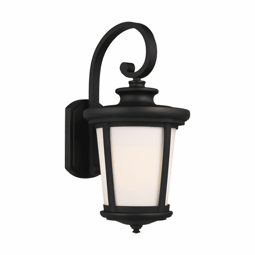 Sea Gull Eddington Large 1-LT Outdoor Wall Lantern - Black - 8719301-12