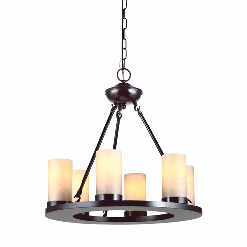 Sea Gull Ellington 6-LT Chandelier - Sienna - 31586-710