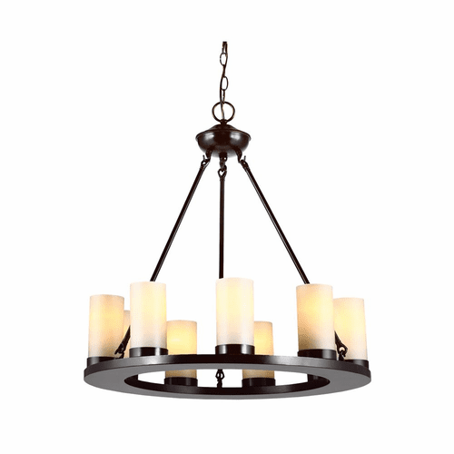Sea Gull Ellington 9-LT Chandelier - Burnt Sienna - 31587EN3-710