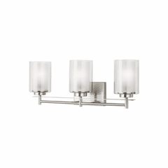 Sea Gull Elmwood Park 3-LT Bath Light - Brushed Nickel - 4437303-962