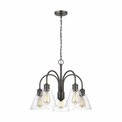 Sea Gull Elsa 5-LT Chandelier - Heirloom Bronze - 3120305-782