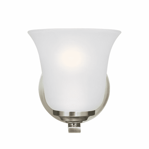 Sea Gull Emmons 1-LT Bath/Wall Sconce - Brushed Nickel - 4139001EN3-962