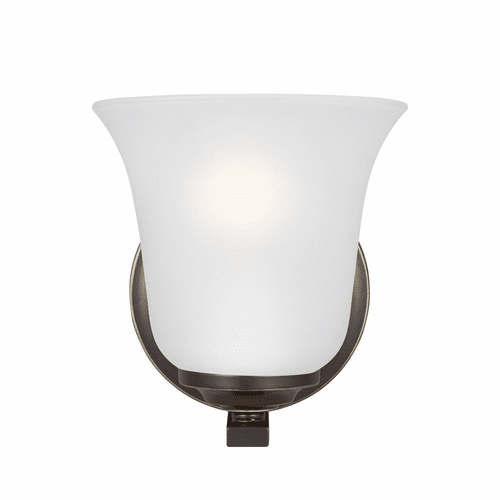 Sea Gull Emmons 1-LT Bath/Wall Sconce - Heirloom Bronze - 4139001EN3-782