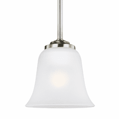 Sea Gull Emmons 1-LT Mini-Pendant - Brushed Nickel - 6139001EN3-962