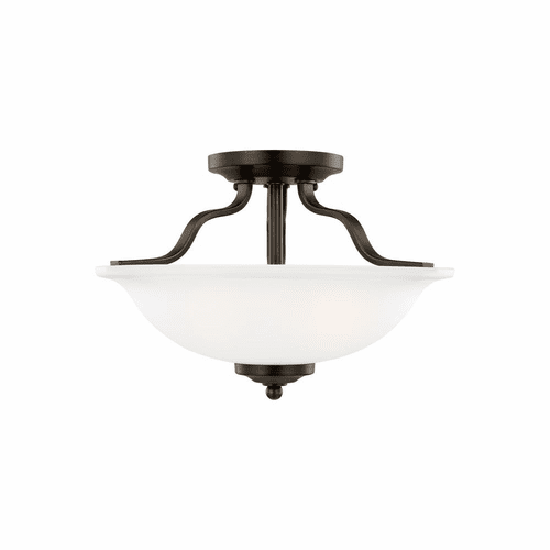 Sea Gull Emmons 2-LT Semi-Flush - Bronze - 7739002-710