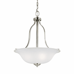 Sea Gull Emmons 3-LT Pendant - Brushed Nickel - 6639003EN3-962 Sea Gull Emmons 3-LT Pendant - Brushed Nickel - 6639003EN3-962