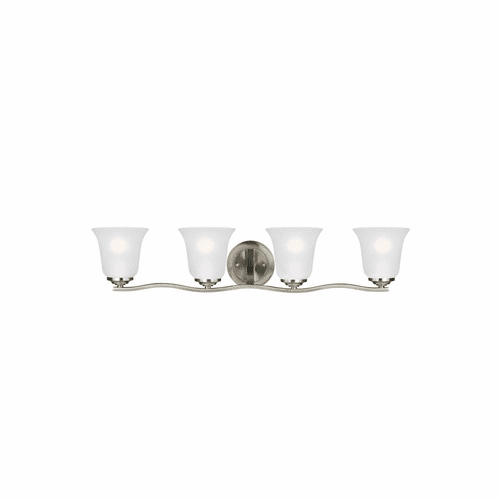 Sea Gull Emmons 4-LT Wall/Bath Light - Brushed Nickel - 4439004EN3-962