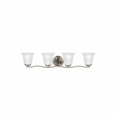 Sea Gull Emmons 4-LT Wall/Bath Light - Brushed Nickel - 4439004EN3-962