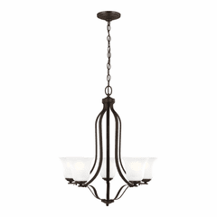 Sea Gull Emmons 5-LT Chandelier - Bronze - 3139005-710