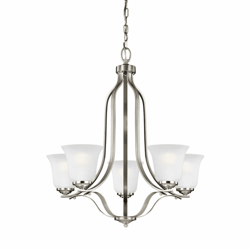 Sea Gull Emmons 5-LT Chandelier - Brushed Nickel - 3139005EN3-962