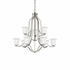 Sea Gull Emmons 9-LT Chandelier - Brushed Nickel - 3139009-962