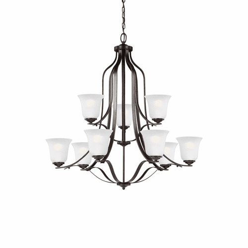 Sea Gull Emmons 9-LT Chandelier - Heirloom Bronze - 3139009-782