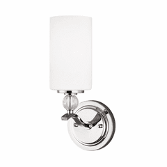 Sea Gull Englehorn 1-LT Bath/Wall Sconce - Chrome / Optic Crystal - 4113401EN3-05