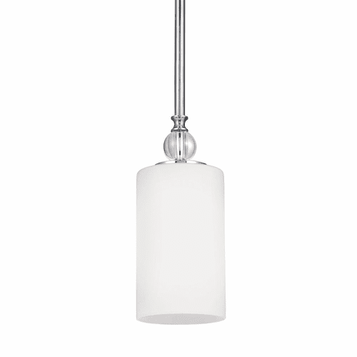 Sea Gull Englehorn 1-LT Mini-Pendant - Chrome / Optic Crystal - 6113401EN3-05