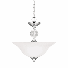 Sea Gull Englehorn 2-LT Semi-Flush Convertible Pendant - Chrome  - 7713402-05