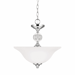 Sea Gull Englehorn 2-LT Semi-Flush Convertible Pendant - Chrome  - 7713402EN3-05