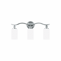 Sea Gull Englehorn 3-LT Wall/Bath Light - Chrome / Optic Crystal - 4413403-05