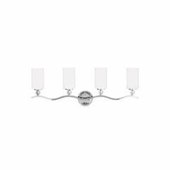 Sea Gull Englehorn 4-LT Wall/Bath Light - Chrome / Optic Crystal - 4413404EN3-05