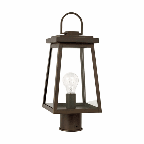 Sea Gull Founders 1-LT Outdoor Post Lantern - Antique Bronze - 8248401-71