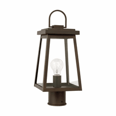 Sea Gull Founders 1-LT Outdoor Post Lantern - Antique Bronze - 8248401-71
