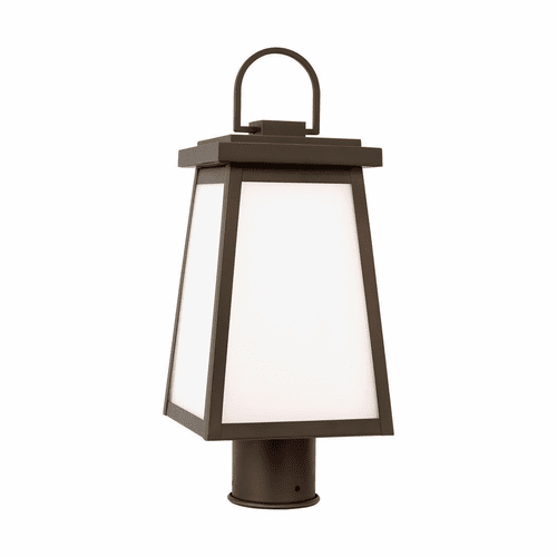 Sea Gull Founders 1-LT Outdoor Post Lantern - Antique Bronze - 8248401EN3-71