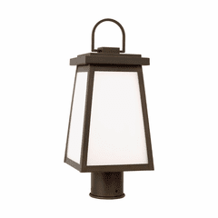 Sea Gull Founders 1-LT Outdoor Post Lantern - Antique Bronze - 8248401EN3-71