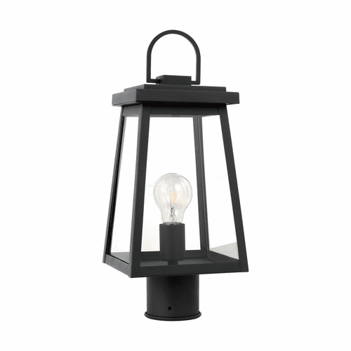 Sea Gull Founders 1-LT Outdoor Post Lantern - Black - 8248401-12