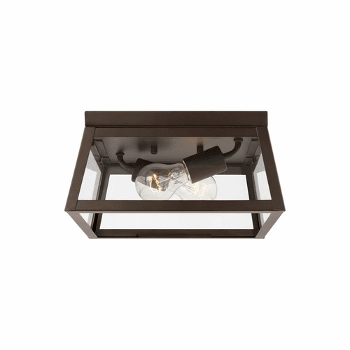 Sea Gull Founders 2-LT Outdoor Flush Mount - Antique Bronze - 7848402-71