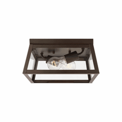 Sea Gull Founders 2-LT Outdoor Flush Mount - Antique Bronze - 7848402-71