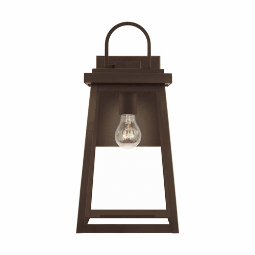 Sea Gull Founders Large 1-LT Outdoor Wall Lantern - Antique Bronze - 8748401-71